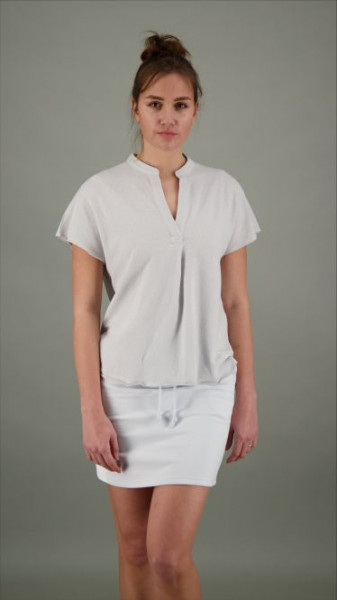 Linen Stand Up Bluse